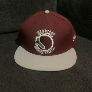 Authentic new era Golden State Warriors fitted baseball cap size 7 3/4 excellent